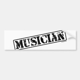 Musikerfrimärke Bildekal