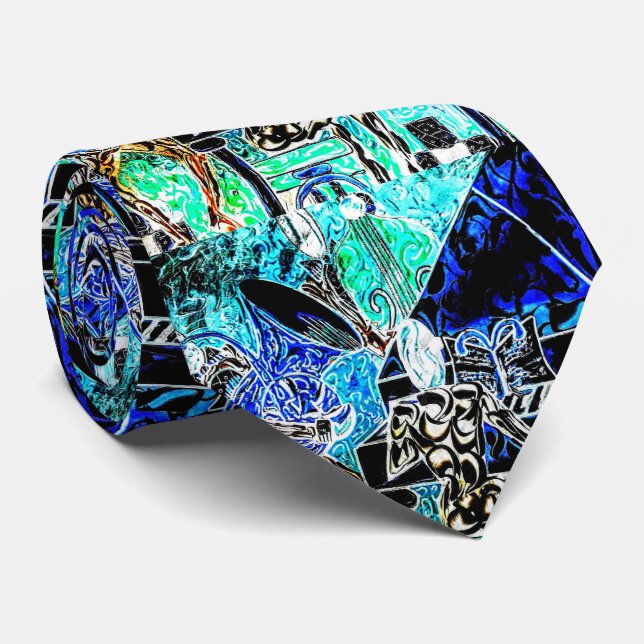 Musikers abstrakt slips (Rullad)