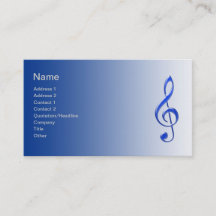 Musikers Affärskort