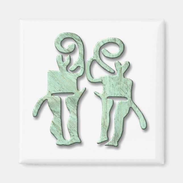 Musikers-koppar Magnet (Framsidan)