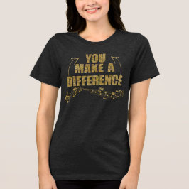 Musikers sångare du gör skillnad t shirt
