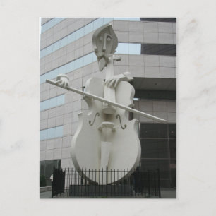 Musikerskulptur Vykort