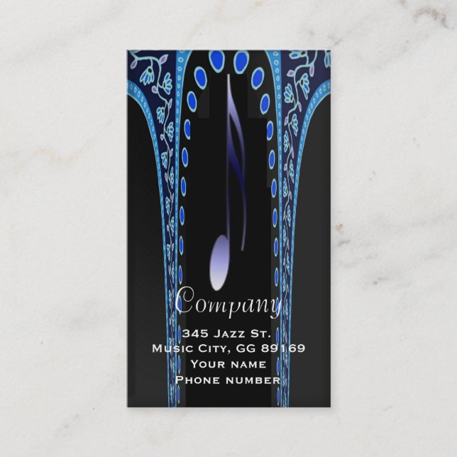 Musikervisitkort Visitkort (Framsida)