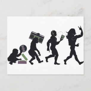 Musikevolution Vykort
