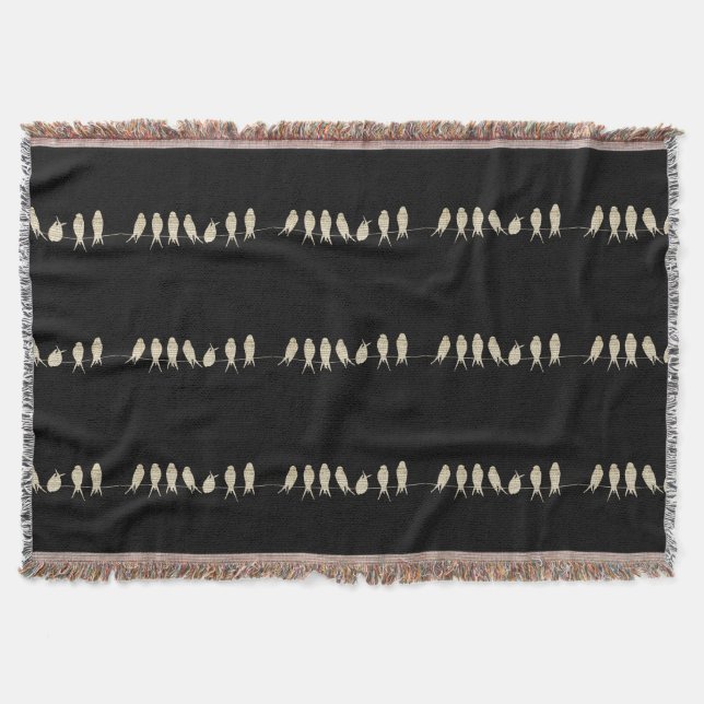 Musikfåglar Mysfilt (Framsidan)