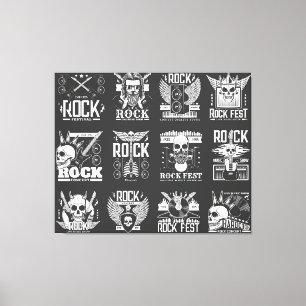 Musikfestival Canvastryck