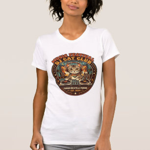 Musikfestival DJ Katt Kattälskare Present - Musik  T Shirt