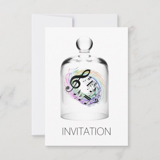 Musikfestival - inbjudan till konsert (Framsida)