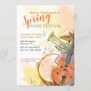 Musikfestival Inbjudningar