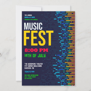 Musikfestivalinbjudan Inbjudningar