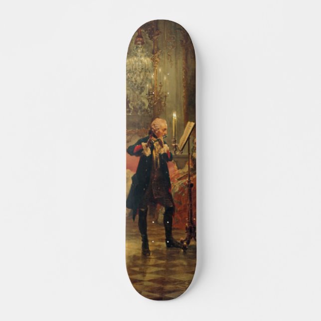 musikflemish mini skateboard bräda 18,5 cm (Framsida)