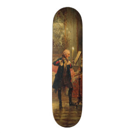musikflemish mini skateboard bräda 18,5 cm