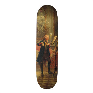 musikflemish mini skateboard bräda 18,5 cm