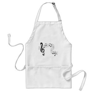 Musikflöden Apron Förkläde
