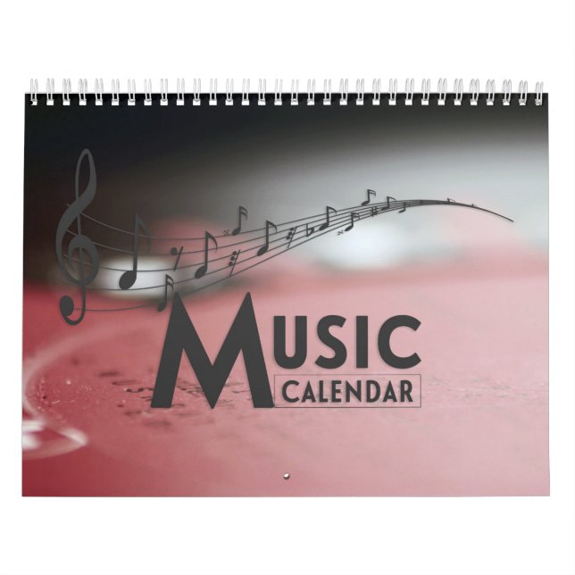 Musikfoton och offertväggskalender kalender (Omslag)