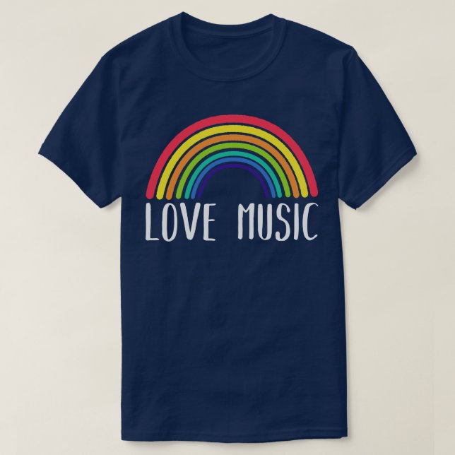 Musikgåvor från älskare t shirt (Design framsida)