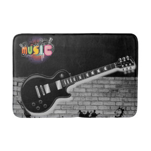 musikgitarren badrumsbadkar badrumsmatta