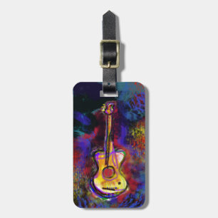 musikgitarrer bagagebricka