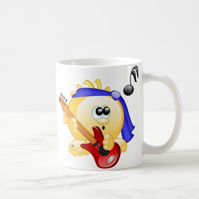 Musikgitarrspelare Kaffemugg (Höger)