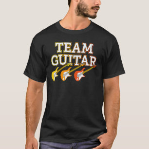 Musikguitar-spelarteamet Guitar kärlek T Shirt