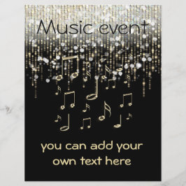 musikhändelse firande party reklamblad