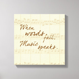 Musikhögtalare Canvastryck