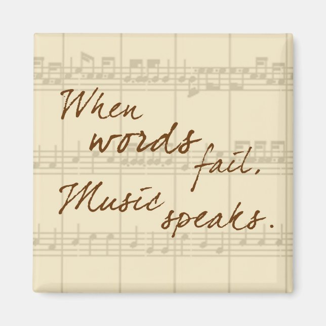 Musikhögtalare Magnet (Framsidan)