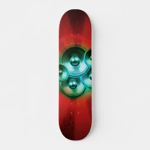 Musikhögtalare och rödsoppa mini skateboard bräda 18,5 cm