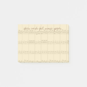 Musikhögtalare Post-it Block