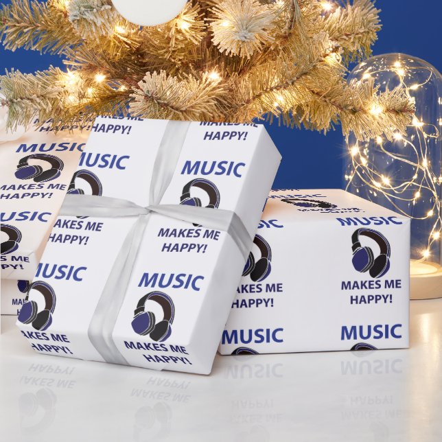 Musikhörlurar  presentpapper (Helgdagar)