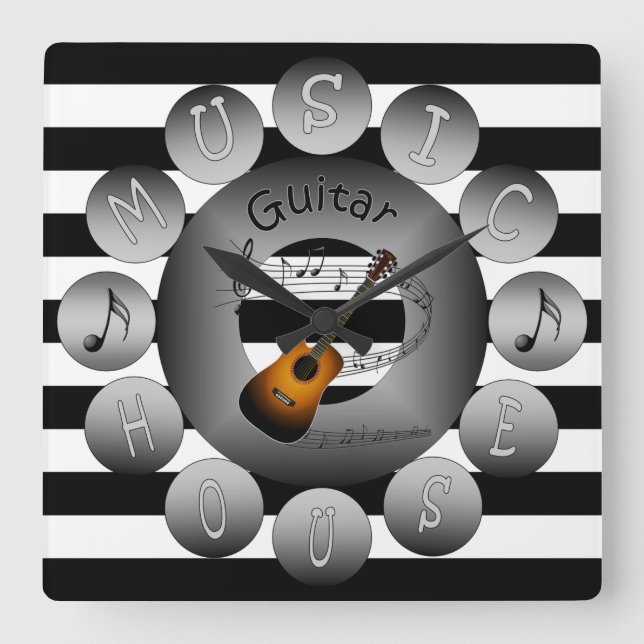 Musikhuset tar tid på ~Spiral skalaa ~ för den Fyrkantig Klocka (Framsida)