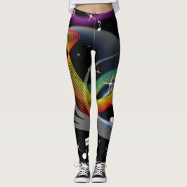 Musikillustrationer Leggings