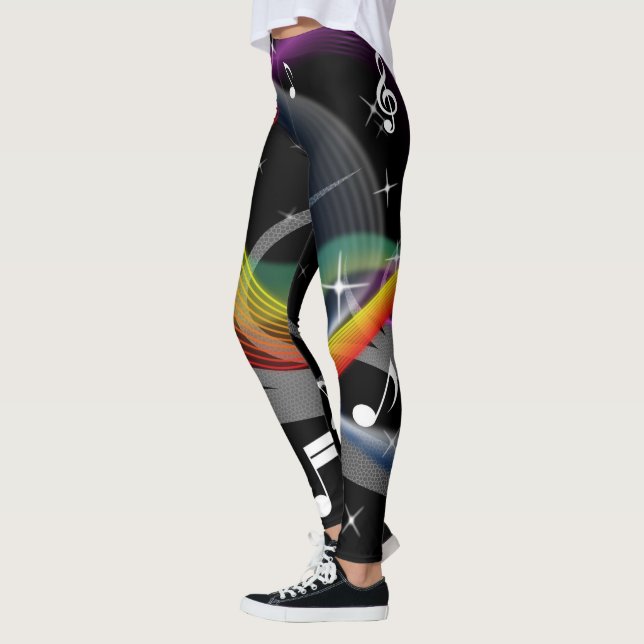 Musikillustrationer Leggings (Vänster)