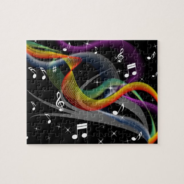 Musikillustrationpussel Pussel (Horisontell)