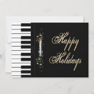 Musikinbjudan till Julfest - Piano - Musical Inbjudningar