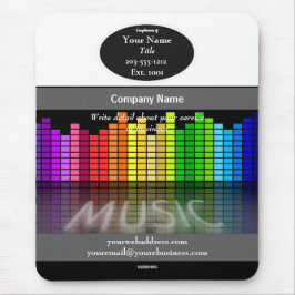 Musikinspelningsgrafik Mousepad HAMbyWG Musmatta