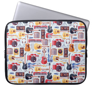 Musikinstrument - bakgrund Laptop sleeve