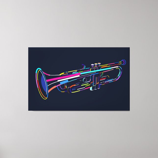 Musikinstrument Canvastryck (Framsida)