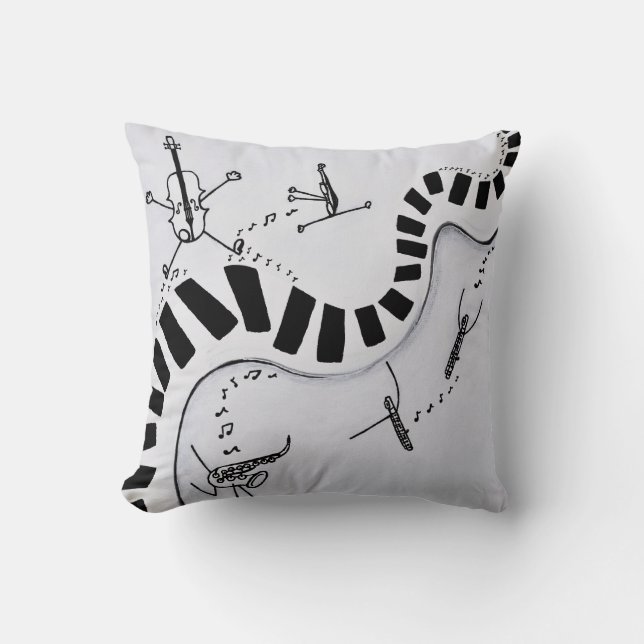 Musikinstrument för att kasta kudde (Framsida)