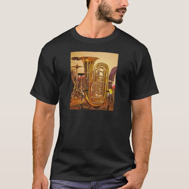 Musikinstrument för tejbras tee shirt (Framsida)