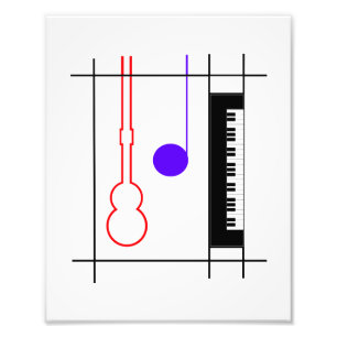 Musikinstrument Fototryck