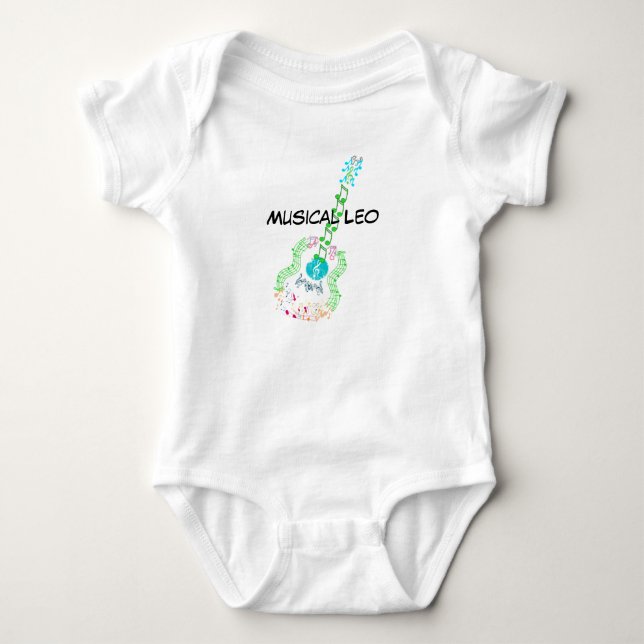 Musikinstrument gitarr  t shirt (Framsida)