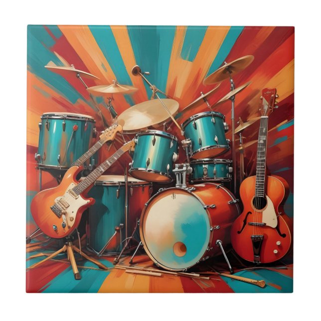 Musikinstrument Kakelplatta (Framsidan)