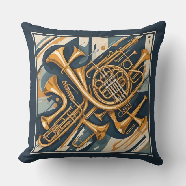 Musikinstrument Kudde (Framsida)