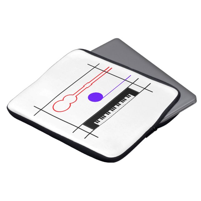 Musikinstrument Laptop Fodral (Framsida topp)