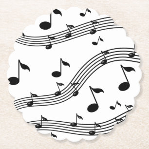 Musikinstrument ljud underlägg papper