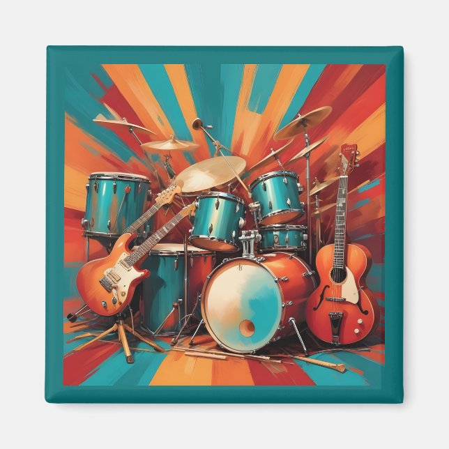 Musikinstrument Magnet (Framsidan)