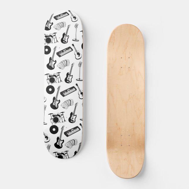 Musikinstrument Mini Skateboard Bräda 18,5 Cm (Framsida)