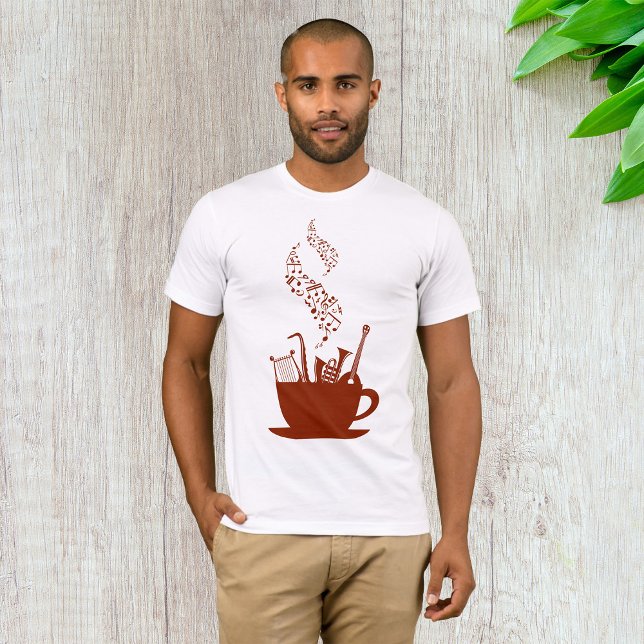 Musikinstrument och noter Manar T-Shirt (Skapare uppladdad)