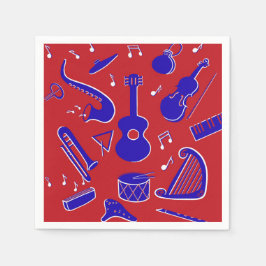 Musikinstrument Pappersservett